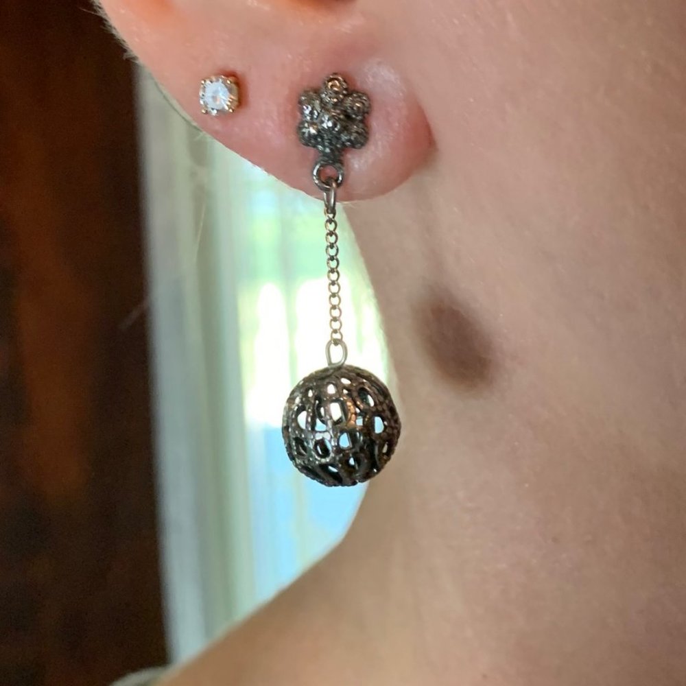 Vintage Sphere Earrings